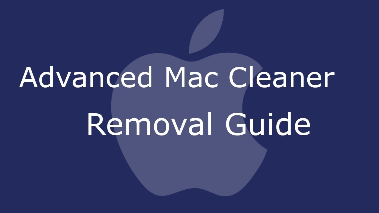 i uninstall advanced mac cleaner